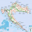 Croatia: transport map