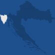 Istria region (map of Croatia)