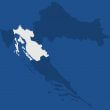Kvarner region (map of Croatia)