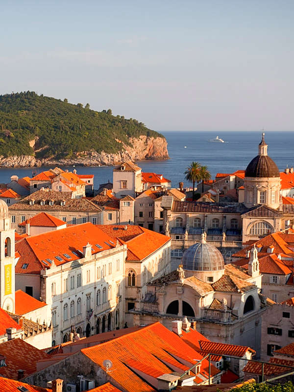 Dubrovnik 16 toits roses de Dubrovnik