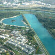 Aerial view of the recreation area