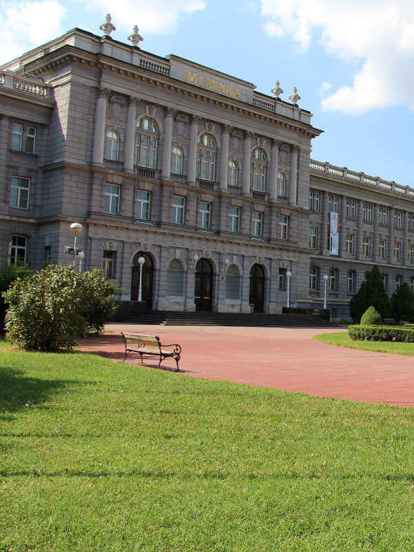 facade of the Mimara Museum