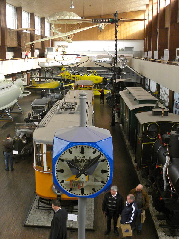 view of the museum's machinery