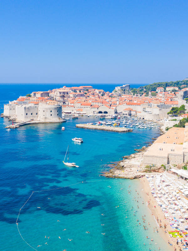 Cities of Croatia 2 Croatia - Dubrovnik Beach