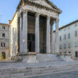 Roman temple dedicated to Augustus