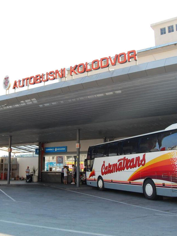 Getting to Croatia 4 Terminal de bus de Cavtat