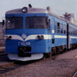 Blue train in Croatia