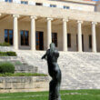 Front and sculpture of the Ivan Mestrovic gallery