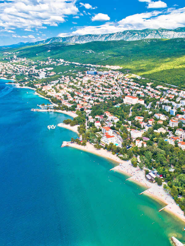 Crikvenica 5 La côte de Crikvenica