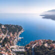 Aerial view of Rabac in Croatia