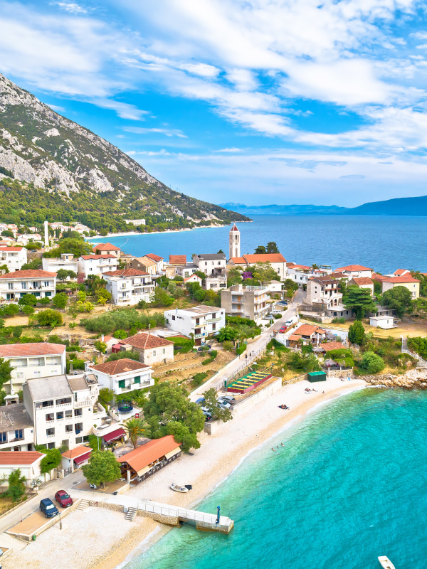Tourist regions 1 Aerial view of Gradac