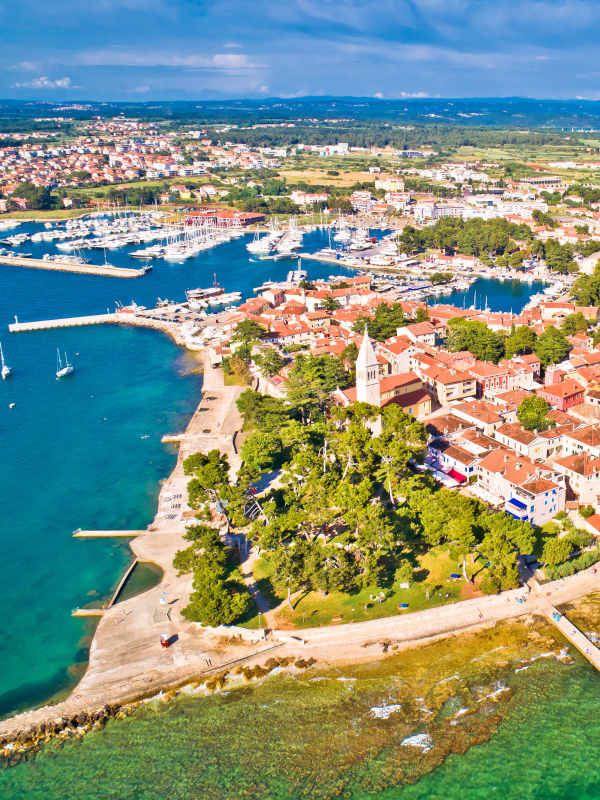 Novigrad 1 Vue aérienne de Novigrad
