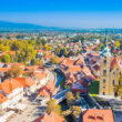 Aerial view of Samobor