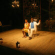 Dramatic theatre stage