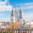 Snow-covered zagreb