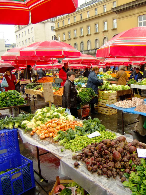 Dolac Market 2 marché de Dolac zagreb