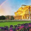 Zagreb theatre in spring