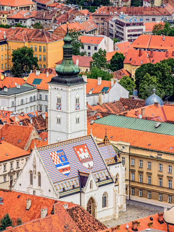 zagreb - saint marc's church